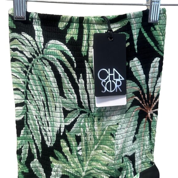NEW Chaser Palm Print Sleeveless Romper - Misses XS - Picture 4 of 4